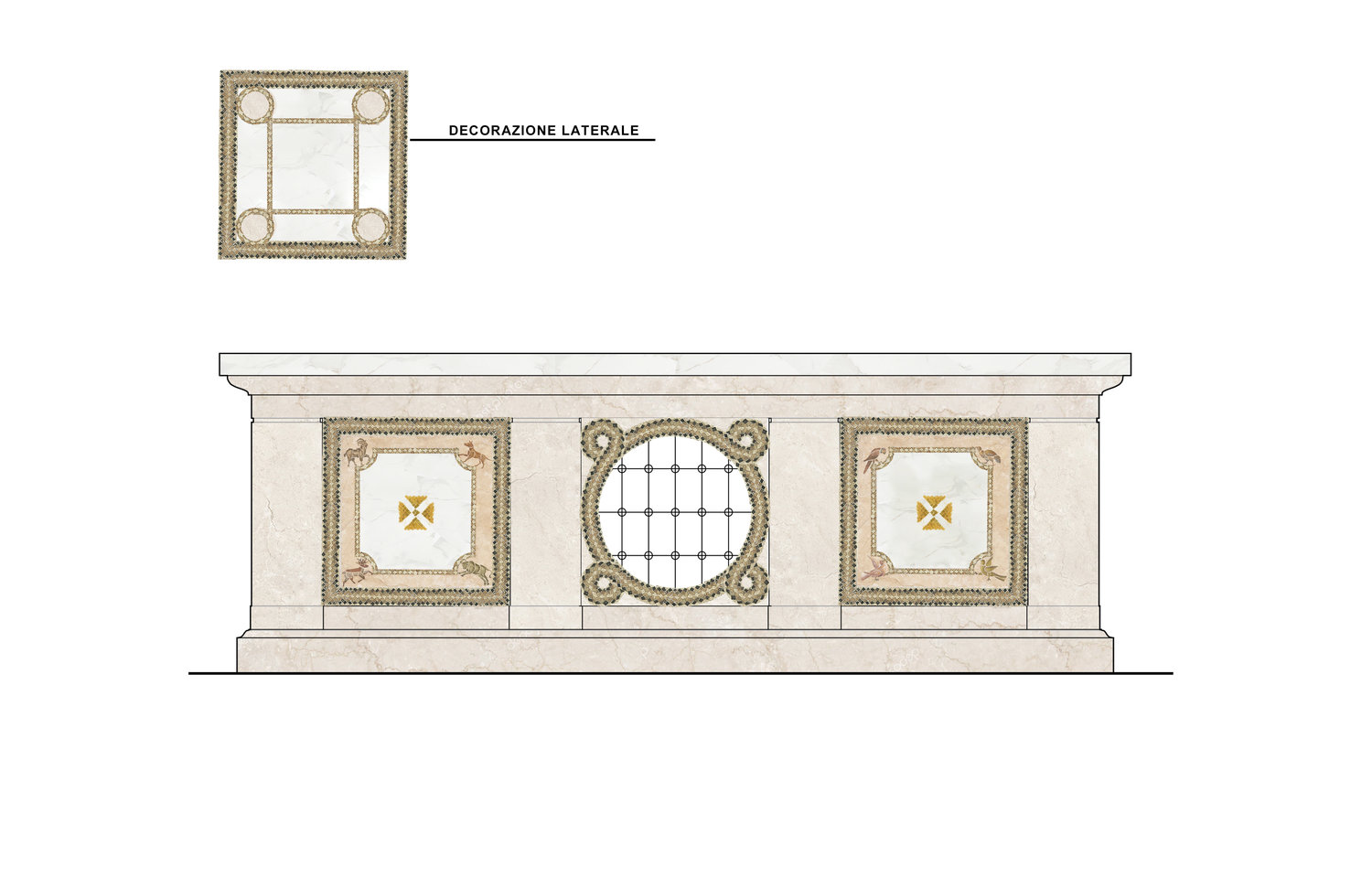 This is the latest drawing of the new altar being created for the Cathedral of St. Joseph in Jefferson City as part of a substantial renovation and renewal.